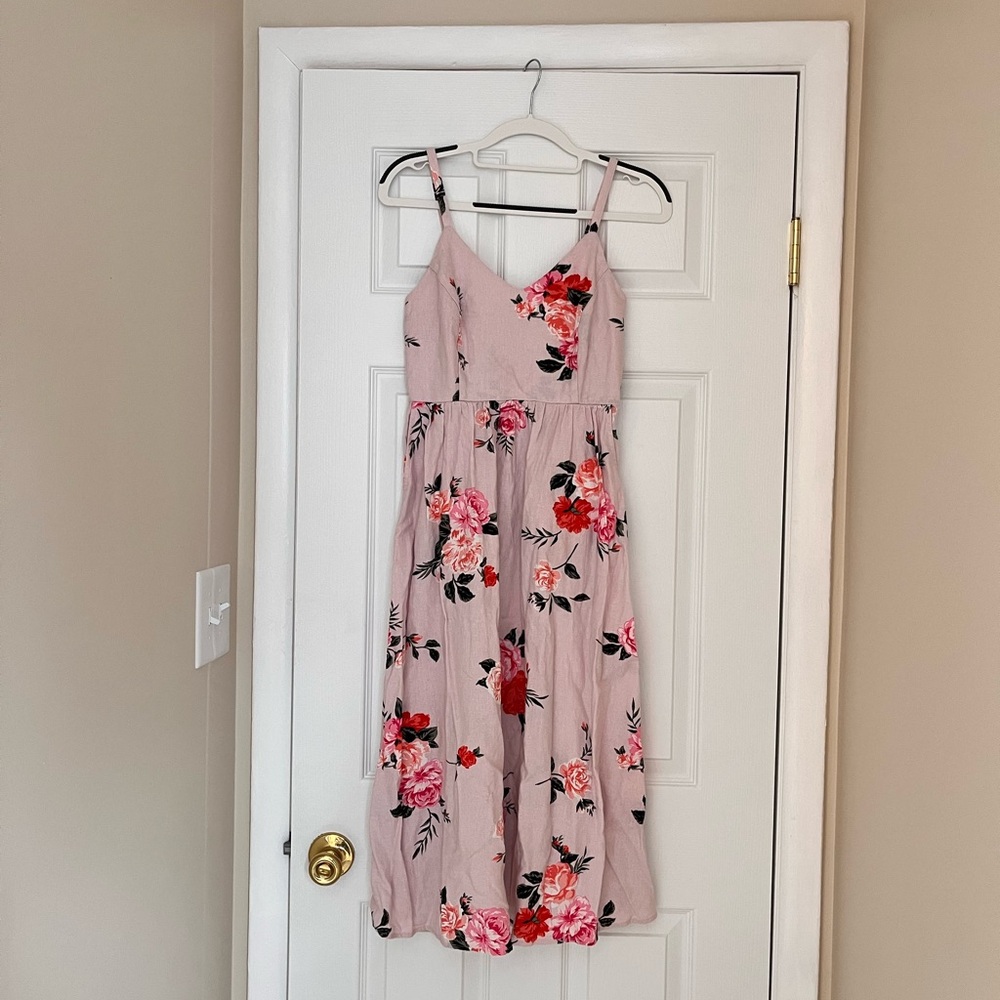 Floral Pink Dress